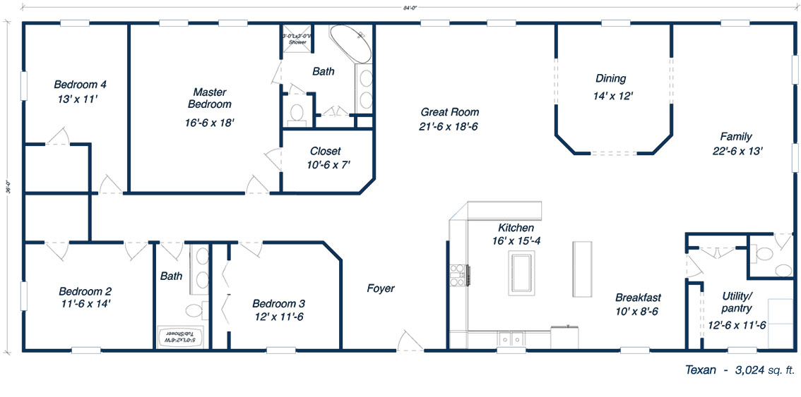 19 Stunning Metal Building Floor Plans For Homes House