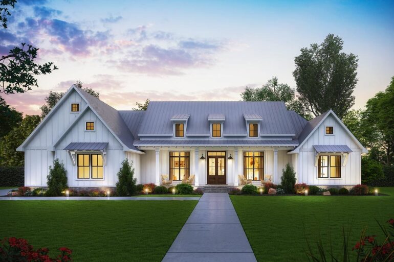 Modern Farmhouse Floor Plans & Architects | MetalBuildingHomes.org