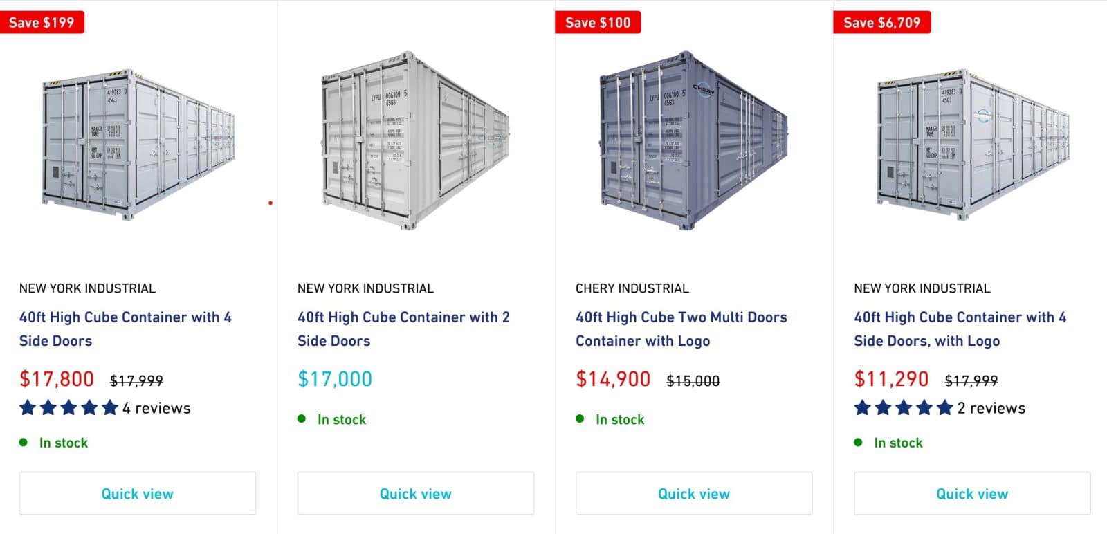 shipping containers for sale at wholesale prices
