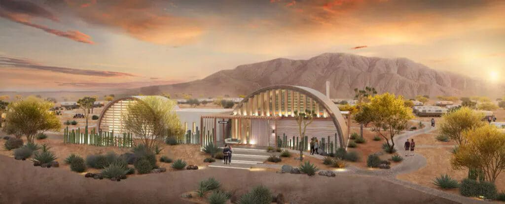 autocamp joshua tree rendering by HKS