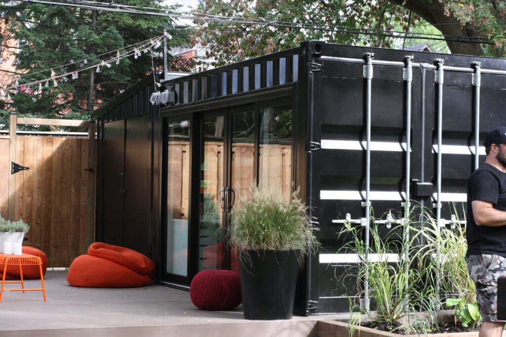 HGTV Backyard Builds Shipping Container