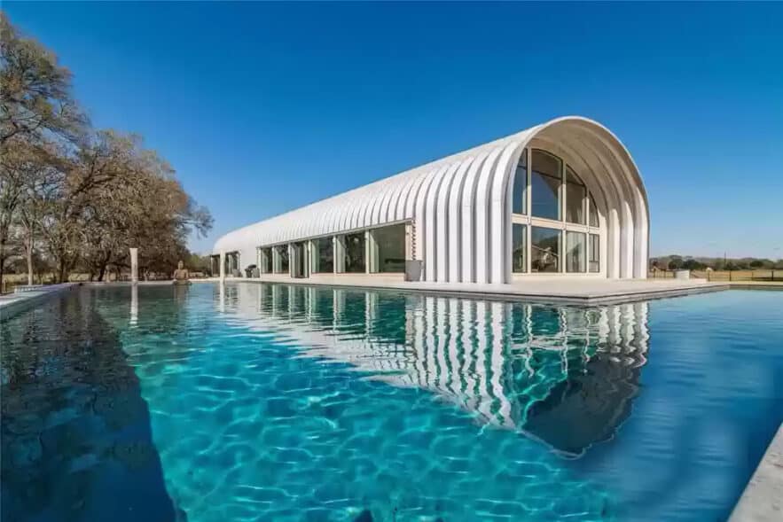 Modern Quonset Pool House