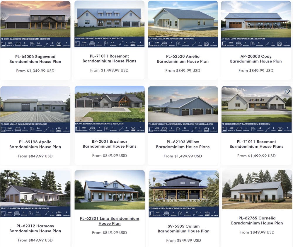 Florida Barndominium Floor Plans